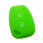 GUSCIO SILICONE VERDE PER CHIAVE NISSAN/OPEL/RENAULT 2 TASTI