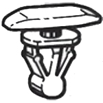 *FISSAGGIO GUARNIZIONE PORTA FREEMONT '12>  PZ 7