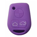 GUSCIO SILICONE VIOLA PER CHIAVE BMW 3 TASTI C/TASTO BAULE