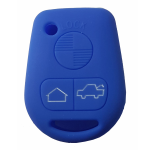 GUSCIO SILICONE AZZURRO PER CHIAVE BMW 3 TASTI C/TASTO BAULE