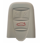 GUSCIO SILICONE GRIGIO PER CHIAVE ALFA ROMEO 3 TASTI C/TASTO BAULE