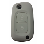 GUSCIO SILICONE GRIGIO PER CHIAVE MERCEDES/RENAULT 2 TASTI