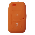 GUSCIO SILICONE ARANCIO PER CHIAVE AUDI/VOLKSWAGEN 2 TASTI