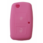 GUSCIO SILICONE ROSA PER CHIAVE AUDI/VOLKSWAGEN 2 TASTI
