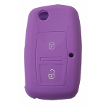 GUSCIO SILICONE VIOLA PER CHIAVE AUDI/VOLKSWAGEN 2 TASTI