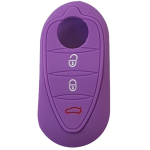 GUSCIO SILICONE VIOLA PER CHIAVE ALFA ROMEO 3 TASTI C/TASTO BAULE