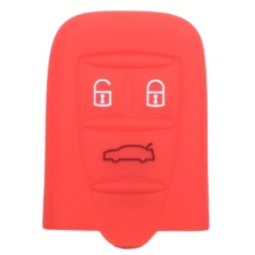 GUSCIO SILICONE ROSSO PER CHIAVE ALFA ROMEO 3 TASTI C/TASTO BAULE