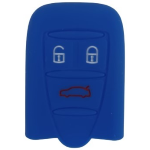 GUSCIO SILICONE BLU PER CHIAVE ALFA ROMEO 3 TASTI C/TASTO BAULE