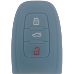 GUSCIO SILICONE AVIO PER CHIAVE AUDI 3 TASTI C/TASTO BAULE