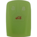 GUSCIO SILICONE VERDE PER CHIAVE AUDI 3 TASTI C/TASTO BAULE