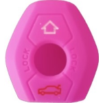 GUSCIO SILICONE FUXIA PER CHIAVE BMW 4 TASTI C/T BAULE+VETRI