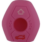 GUSCIO SILICONE ROSA PER COVER CHIAVE BMW 4 TASTI C/T BAULE+VETRI