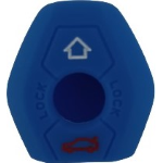 GUSCIO SILICONE BLU SCURO PER CHIAVE BMW 4 TASTI C/T BAULE+VETRI
