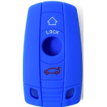GUSCIO SILICONE BLUE SCURO PER CHIAVE BMW 3 TASTI C/T BAULE+VETRI