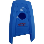 GUSCIO SILICONE BLU SCURO PER CHIAVE BMW 4 TASTI C/T BAULE+VETRI