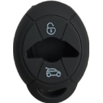 GUSCIO SILICONE NERO PER CHIAVE MINI 3 TASTI