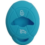 GUSCIO SILICONE CELESTE PER CHIAVE MINI 3 TASTI