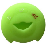 GUSCIO SILICONE VERDE PER CHIAVE MINI 3 TASTI C/TASTO BAULE