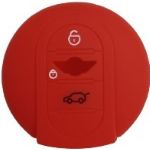 GUSCIO SILICICONE PER CHIAVE MINI COLORE ROSSO 3 TASTI