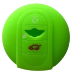 GUSCIO SILICONE PER CHIAVE MINI COLORE VERDE 3 TASTI