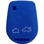GUSCIO SILICONE BLU SCURO PER CHIAVE BMW 3 TASTI C/TASTO BAULE
