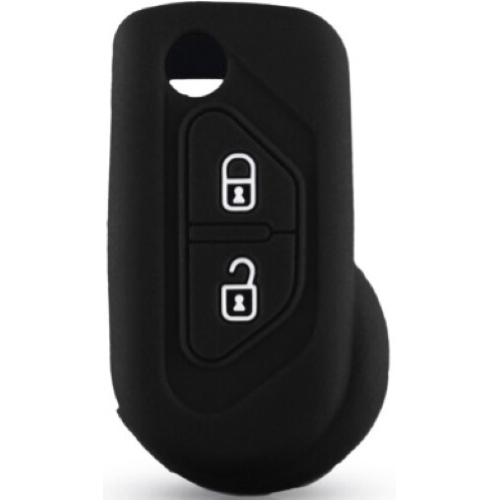 GUSCIO SILICONE NERO PER CHIAVE CITROEN 2 TASTI