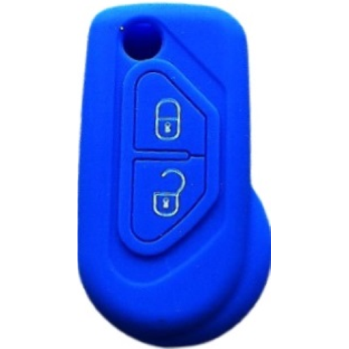 GUSCIO SILICONE BLU SCURO PER CHIAVE CITROEN 2 TASTI