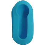 GUSCIO SILICONE CELESTE PER CHIAVE FIAT 3 TASTI C/TASTO BAULE