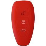 GUSCIO SILICONE ROSSO PER CHIAVE FORD 3 TASTI C/TASTO BAULE