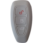 GUSCIO SILICONE GRGIO PER CHIAVE FORD 3 TASTI C/TASTO BAULE