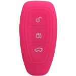 GUSCIO SILICONE FUXIA PER CHIAVE FORD 3 TASTI C/TASTO BAULE