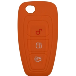 GUSCIO SILICONE ARANCIONE PER CHIAVE FORD 3 TASTI C/TASTO BAULE