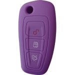 GUSCIO SILICONE VIOLA PER CHIAVE FORD 3 TASTI C/TASTO BAULE