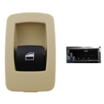 PULSANTE ALZACR. ELE 4 PIN ANT DX POS DX/SX BMW S5 (60) X3 BEIGE