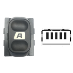 PULSANTE ALZ. ELE 5 PIN ANT DX POS DX/SX XARA XANTIA BERLINGO PARTNER