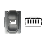 PULSANTE ALZ. ELE 5 PIN ANT DX POS DX/SX XARA XANTIA BERLINGO PARTNER