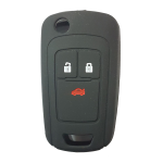 SET 10 PZ CUST. SILIC. CHIAVE OPEL/CHEVROLET COLORI ASSORTITI 3 TASTI