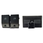 PULSANTE ALZAC ELE SX 4 PIN VW POLO CORDOBA IBIZA '02<>'09 BASE NERA