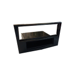 MASCHERINA AUTORADIO NERO LUCIDO OPEL CORSA & TIGRA '06> C/CASSETTINO