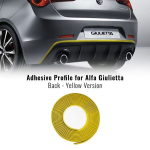 PROFILO YELLOW ADESIVO RACING POST GIULIETTA+EASY CLEANER PRO