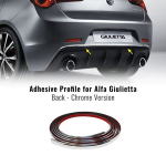 PROFILO CHROME ADESIVO RACING POST GIULIETTA+EASY CLEANER PRO