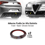 PROFILO CHROME ADESIVO RACING ANT+POST GIULIETTA+EASY CLEANER PRO