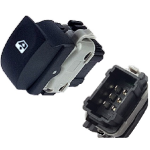 PULSANTE UNIV ALZACR. DX/SX ELE 6PIN CLIO III MODUS BASE NERA
