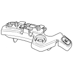 KIT STAFFE PARAURTI ANT.DX/SX MEGANE '08