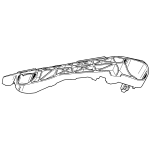 STAFFA PARAURTI ANT. SX TOYOTA RAV4 '05<>'10
