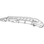 STAFFA PARAURTI ANT. DX TOYOTA YARIS '05<>'11