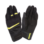 *GUANTO ESTIVO PENNA NERO-GIALLO FLUO TG. M