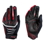 GUANTI DA GAMING TG. 9 NERO-ROSSO HYPERGRIP