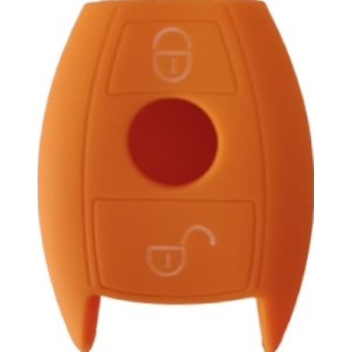 GUSCIO SILICONE ARANCIO PER CHIAVE MERCEDES 2 TASTI