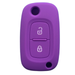 GUSCIO SILICONE VIOLA PER CHIAVE MERCEDES/RENAULT 2 TASTI